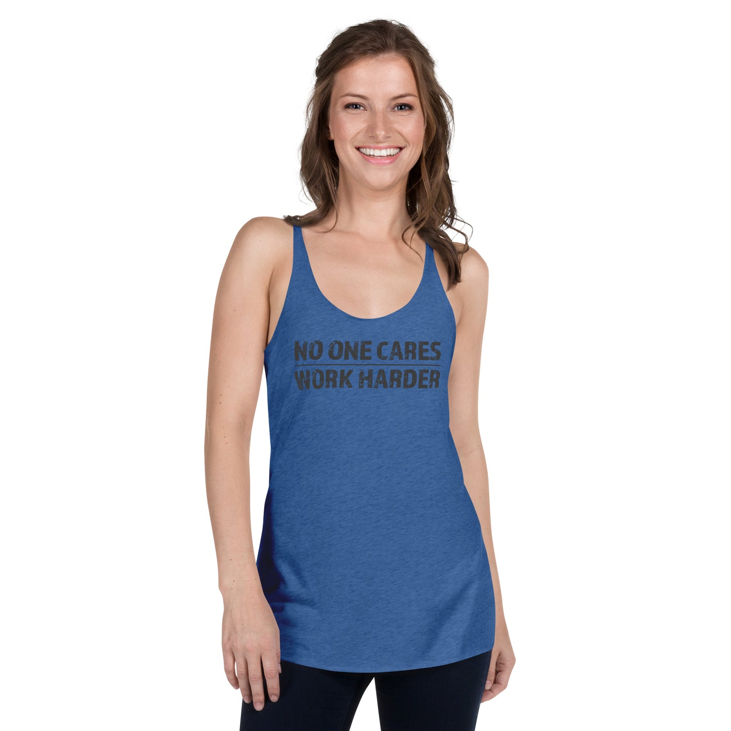 Work Harder Women's Racerback Tank