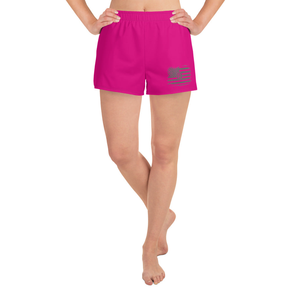 Women’s Classic America Athletic Shorts - Pink
