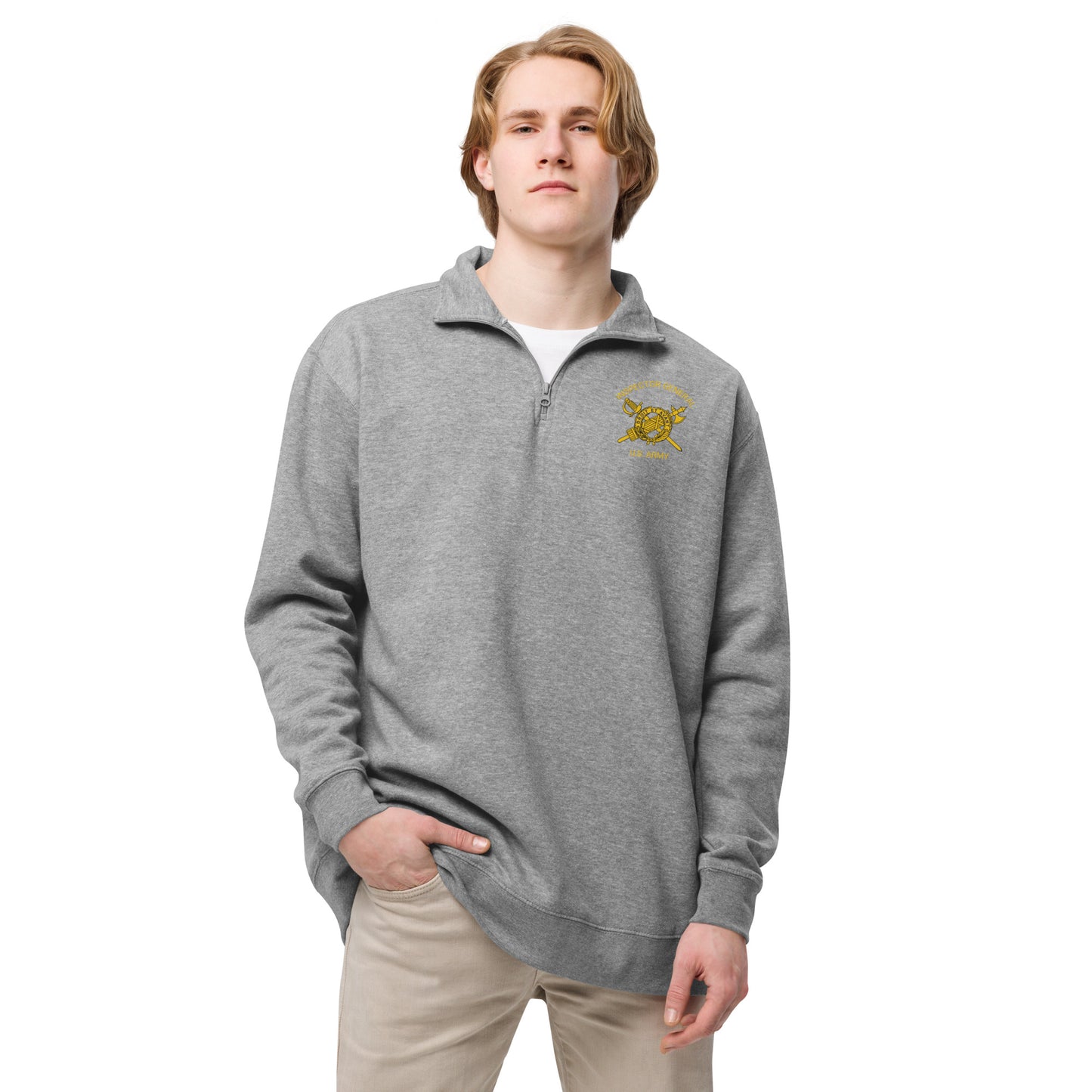 Inspector General Unisex fleece pullover (Relaxed Fit)