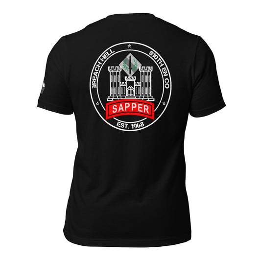 810th Engineer "Breach Hell" T-Shirt in black - PT Authorized