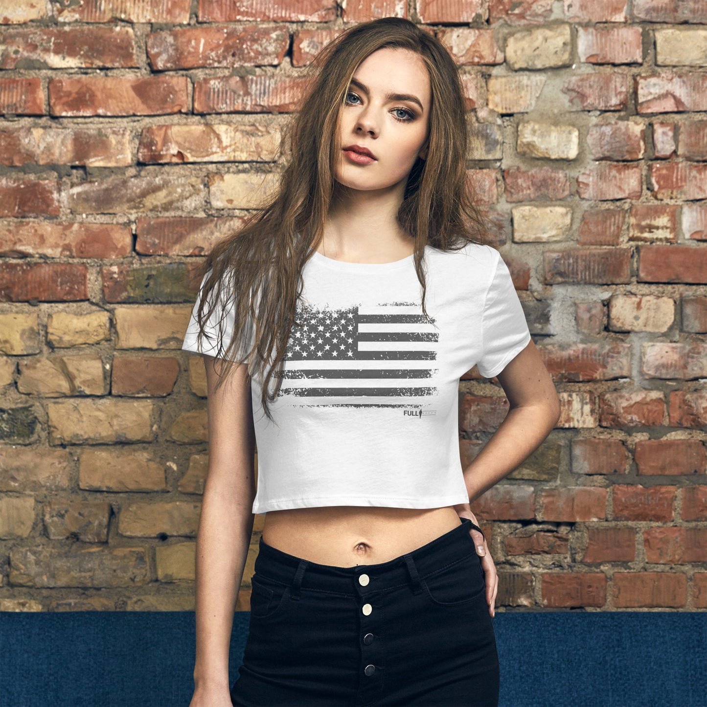 Women's American Pride Classic Crop Top