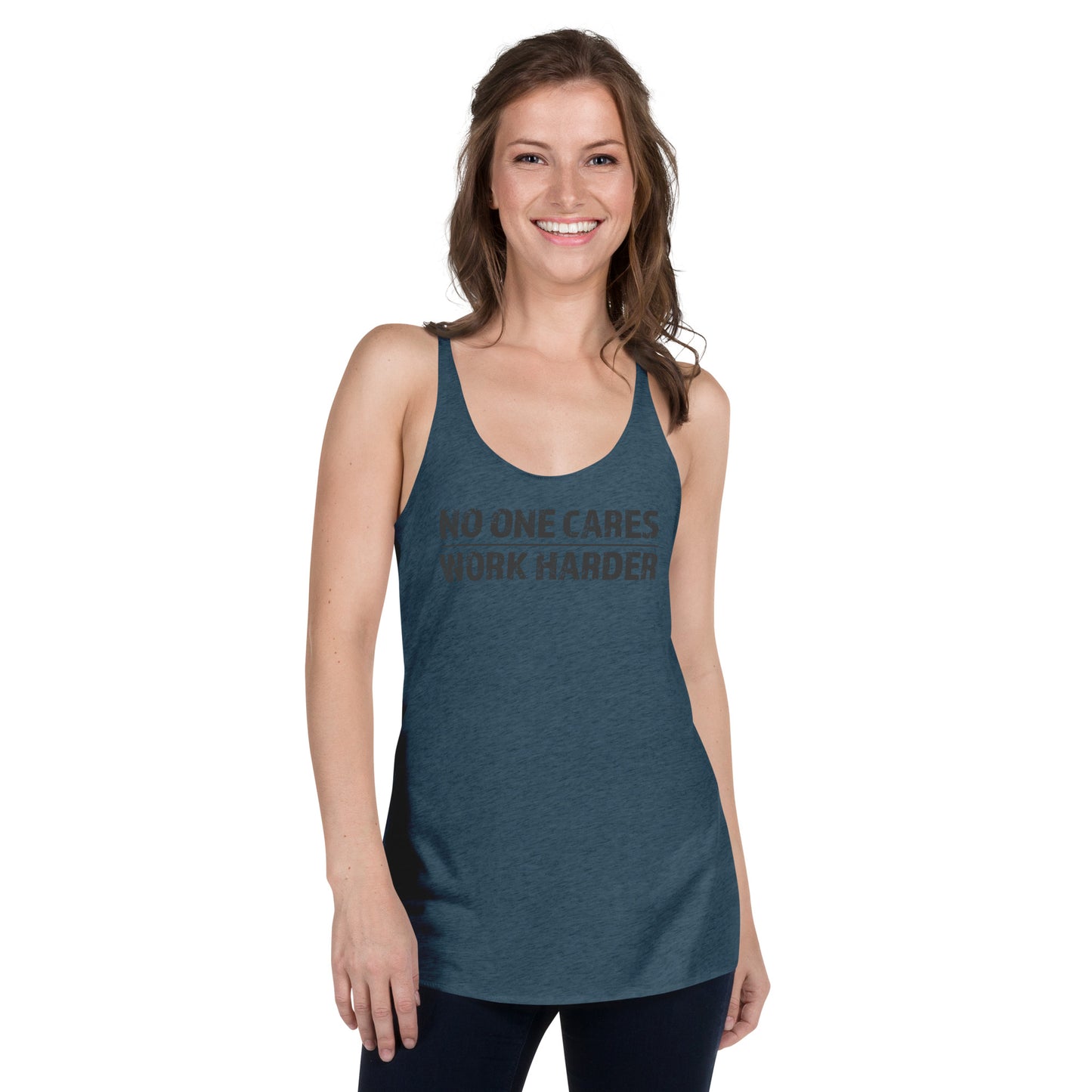 Work Harder Women's Racerback Tank