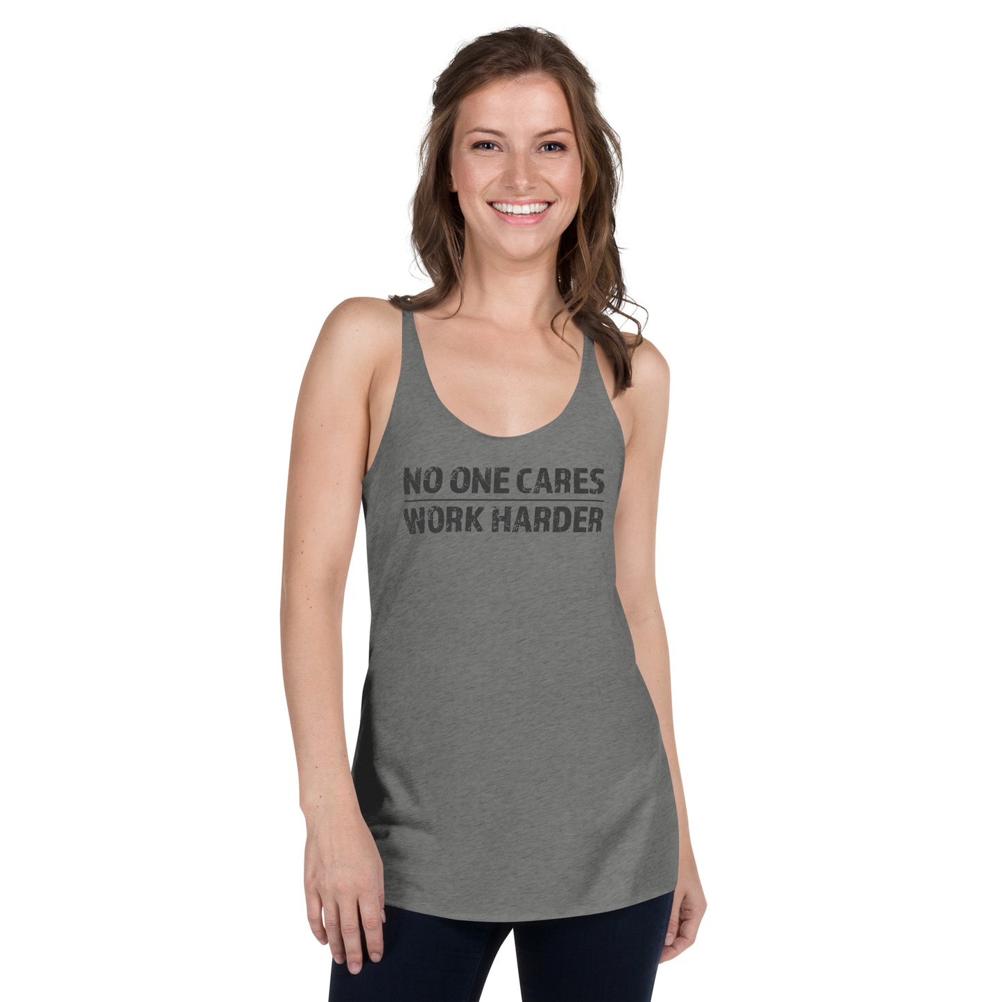 Work Harder Women's Racerback Tank