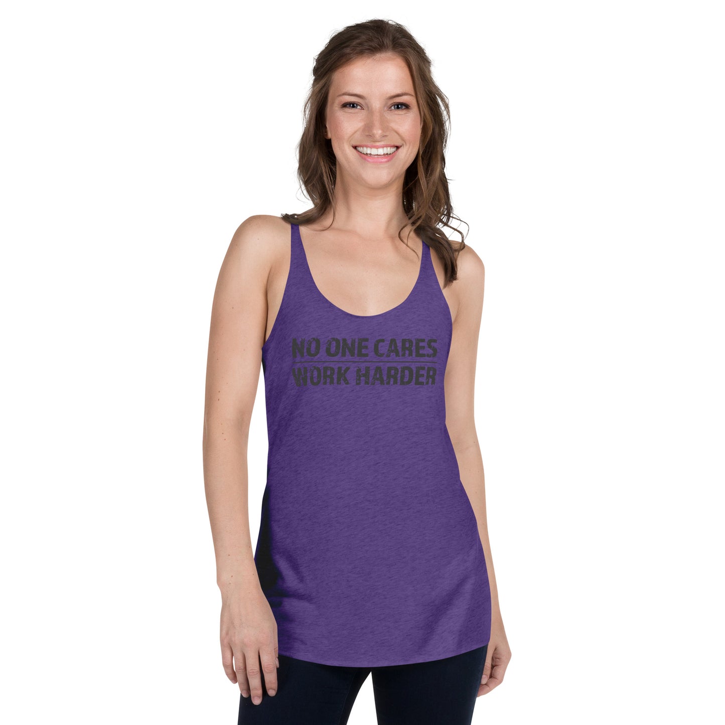 Work Harder Women's Racerback Tank