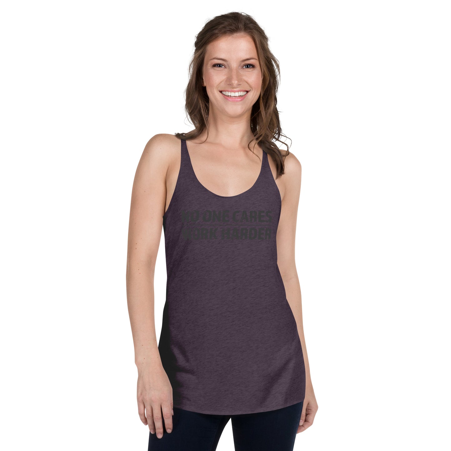 Work Harder Women's Racerback Tank